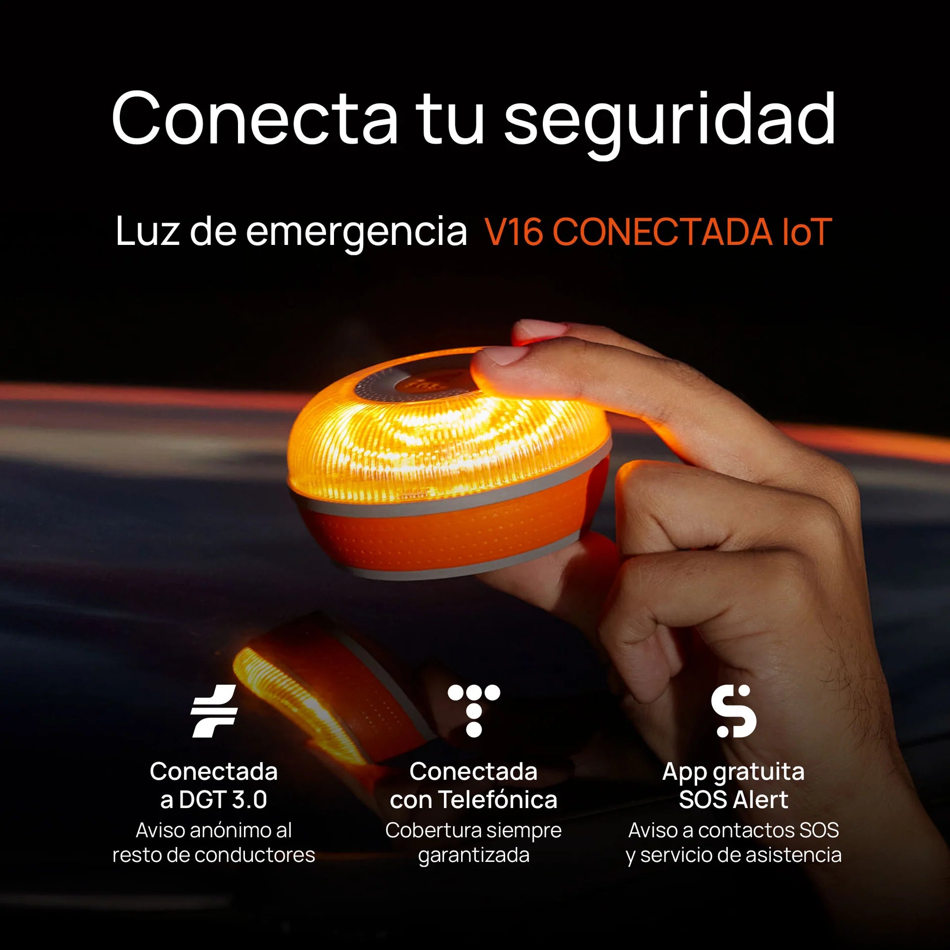 luz de emergencia v16 homologada